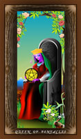 Queen of pentacles